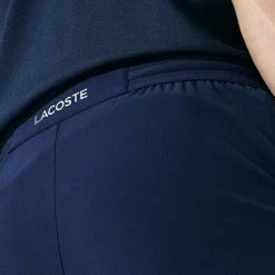 Lacoste Men's Sport Stretch Shorts - Navy Blue -Court Legends Store 4 57486