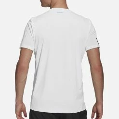 Adidas Men's Club 3 Stripe Tee - White -Court Legends Store 4 67557