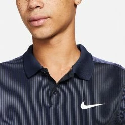 Nike Men's Advantage Slam Polo - Obsidian 9 Nike Men's Advantage Slam Polo - Obsidian -Court Legends Store 4 70881