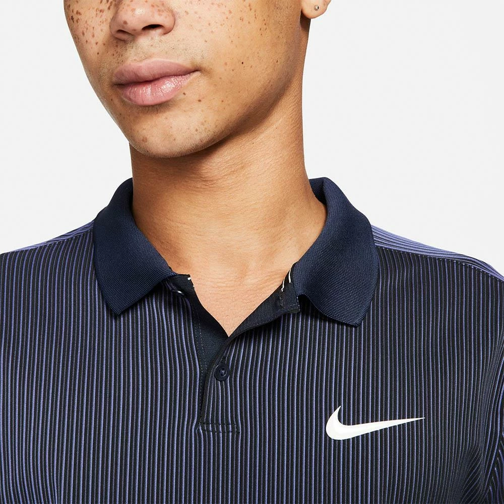 Nike Men's Advantage Slam Polo - Obsidian 4 Nike Men's Advantage Slam Polo - Obsidian - Image 4