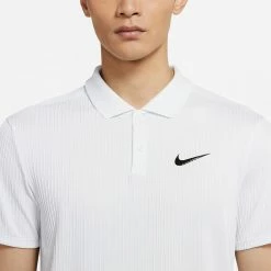 Nike Men's Advantage Slam Polo - London - White 8 Nike Men's Advantage Slam Polo - London - White -Court Legends Store 4 71181