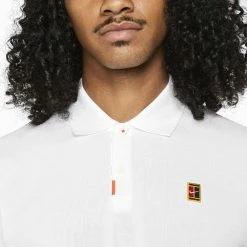 Nike Men's Heritage Slim 2 Polo - White -Court Legends Store 4 74237