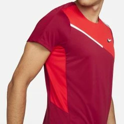 Nike Men's Slam Melbourne Shirt - Pomegranate -Court Legends Store 4 75075