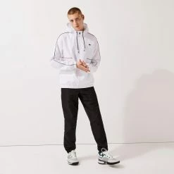 Lacoste Men's Sport Crocodile Tracksuit - White/Black 12 Lacoste Men's Sport Crocodile Tracksuit - White/Black -Court Legends Store 4 76474