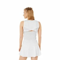 Asics Women's Match Actibreeze Tank - White -Court Legends Store 4 77810
