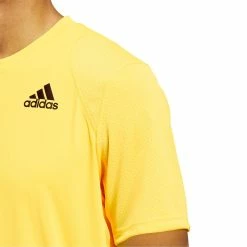 Adidas Men's Club 3-Stripes Tee - Beam Yellow -Court Legends Store 4 78416