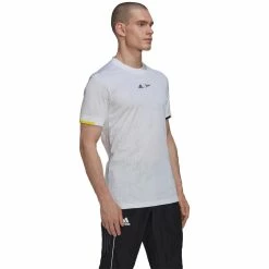 Adidas Men's London Freelift Tee - White 8 Adidas Men's London Freelift Tee - White -Court Legends Store 4 78670