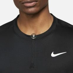 Nike Men's Advantage 1/2 Zip Longsleeve - Black 7 Nike Men's Advantage 1/2 Zip Longsleeve - Black -Court Legends Store 4 80233