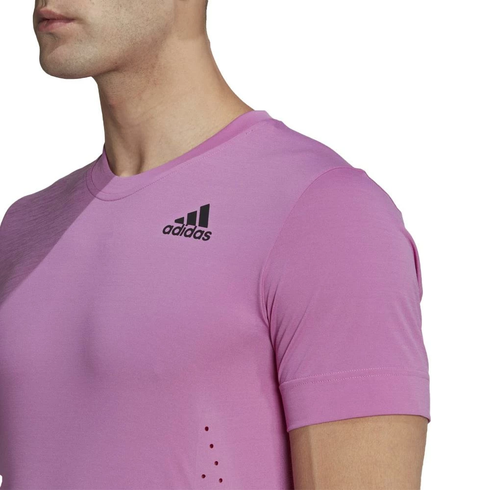 Adidas Men's New York FreeLift Tee - Semi Pulse Lilac 4 Adidas Men's New York FreeLift Tee - Semi Pulse Lilac - Image 4
