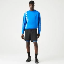 Lacoste Men's Sport 2 In 1 Shorts - Black/Blue -Court Legends Store 4 80763