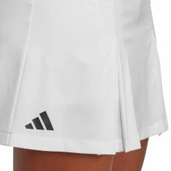 Adidas Women's Club Pleated Skort Tall - White -Court Legends Store 4 82360