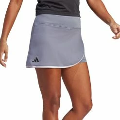 Adidas Women's Club Skirt - Silver Dawn 8 Adidas Women's Club Skirt - Silver Dawn -Court Legends Store 4 82378
