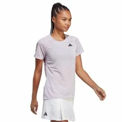 Adidas Women's Club Tee - Silver Dawn -Court Legends Store 4 82396