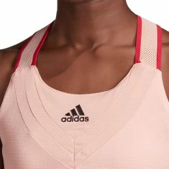 Adidas Women's HEAT.RDY Y-Back Tank Top - Haze Coral -Court Legends Store 5 65294