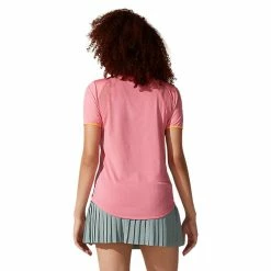 Asics Women's Match Short Sleeve - Peach Petal 9 Asics Women's Match Short Sleeve - Peach Petal -Court Legends Store 5 70383