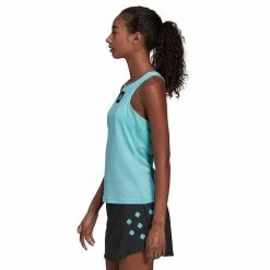 Adidas Women's Y Tank - Pulse Aqua 9 Adidas Women's Y Tank - Pulse Aqua -Court Legends Store 5 76170