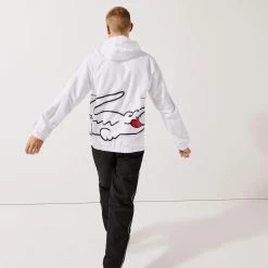 Lacoste Men's Sport Crocodile Tracksuit - White/Black 13 Lacoste Men's Sport Crocodile Tracksuit - White/Black -Court Legends Store 5 76474