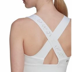 Adidas Women's London Crop Top - Parley - White -Court Legends Store 5 78100