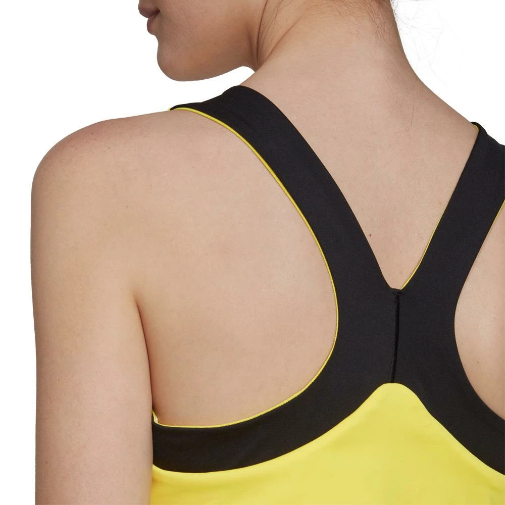 Adidas Women's Y-Tank - Beam Yellow/Black 5 Adidas Women's Y-Tank - Beam Yellow/Black - Image 5