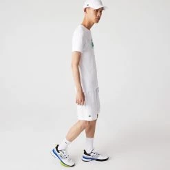 Lacoste Men's Sport Ultra-Light Short - White 9 Lacoste Men's Sport Ultra-Light Short - White -Court Legends Store 5 80007