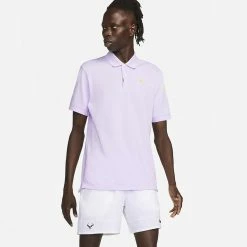Nike Men's Rafa Polo - Violet Frost -Court Legends Store 5 80748