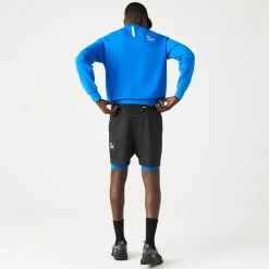 Lacoste Men's Sport 2 In 1 Shorts - Black/Blue -Court Legends Store 5 80763