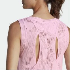 Adidas Women's Melbourne Match Tank - Clear Pink -Court Legends Store 5 81938