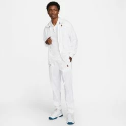 Nike Men's Heritage Jacket - White -Court Legends Store 6 75888