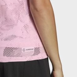 Adidas Women's Melbourne Match Tank - Clear Pink -Court Legends Store 6 81938