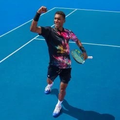 Adidas Men's Melbourne Freelift Polo - Multicolour / Black 13 Adidas Men's Melbourne Freelift Polo - Multicolour / Black -Court Legends Store 7 82019