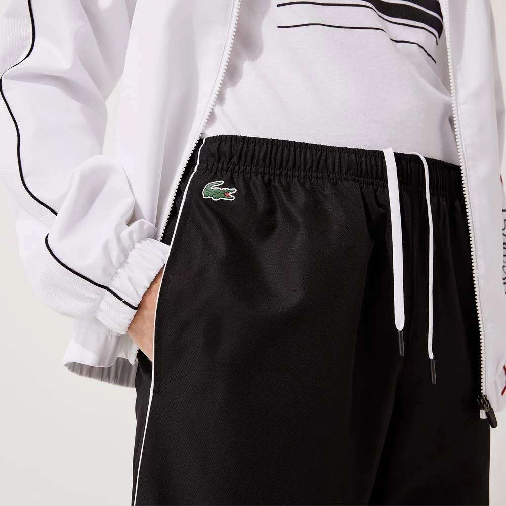 Lacoste Men's Sport Crocodile Tracksuit - White/Black 8 Lacoste Men's Sport Crocodile Tracksuit - White/Black - Image 8