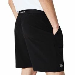 Lacoste Men's Sport Stretch Tennis Short - Black -Court Legends Store f55418
