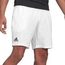 Adidas Men's Club 9" Short - White -Court Legends Store f67597