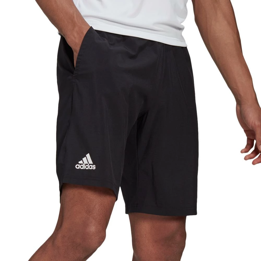 Adidas Men's Club 7" Short - Black 3 Adidas Men's Club 7" Short - Black - Image 3