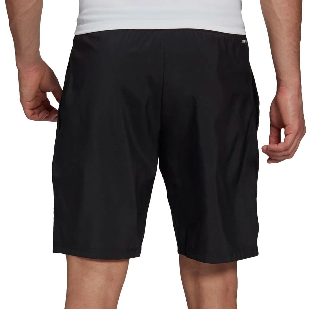 Adidas Men's Club 3 Stripe Short - Black 3 Adidas Men's Club 3 Stripe Short - Black - Image 3