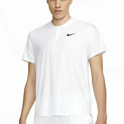 Nike Men's Advantage Henley Polo - White 7 Nike Men's Advantage Henley Polo - White -Court Legends Store f69150