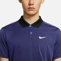 Nike Men's Slam Advantage Polo - Dark Purple Dust -Court Legends Store f70887