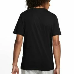 Nike Men's Emblem Court Tee - Black/Washed Teal -Court Legends Store f75139