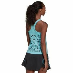 Adidas Women's Y Tank - Pulse Aqua 7 Adidas Women's Y Tank - Pulse Aqua -Court Legends Store f76170