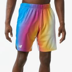 New Balance Men's Tournament Printed 9" Short - Multicolour -Court Legends Store f76559