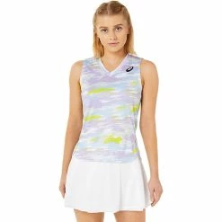 Asics Women's Match Graphic Tank - Murasaki 7 Asics Women's Match Graphic Tank - Murasaki -Court Legends Store f77243