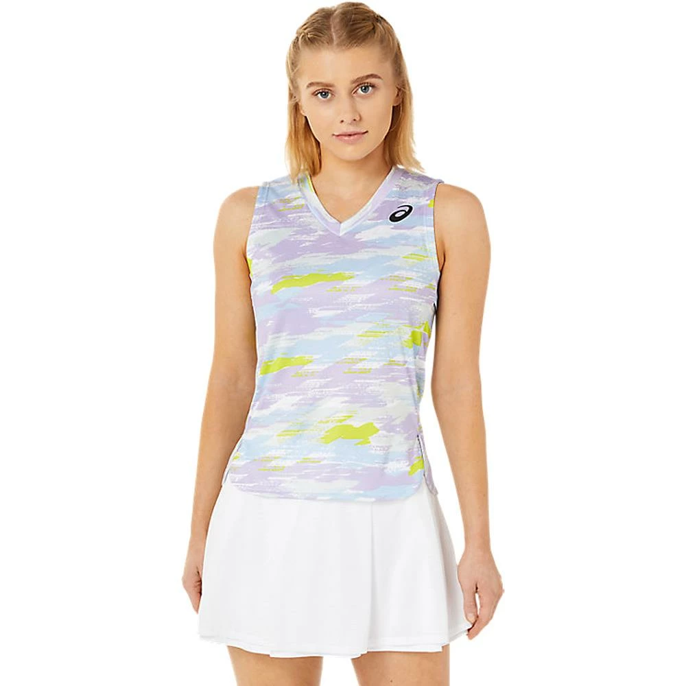Asics Women's Match Graphic Tank - Murasaki 3 Asics Women's Match Graphic Tank - Murasaki - Image 3