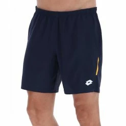 Lotto Men's Top IV Short - Navy Blue/Saffron -Court Legends Store f77732