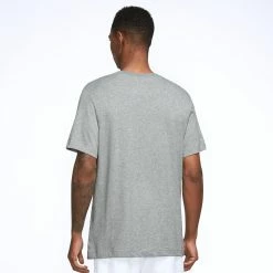 Nike Men's Swoosh Tennis Tee - Grey Heather/Pro Green 6 Nike Men's Swoosh Tennis Tee - Grey Heather/Pro Green -Court Legends Store f78484