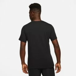 Nike Men's Seasonal Court Tee - Black/White -Court Legends Store f78512