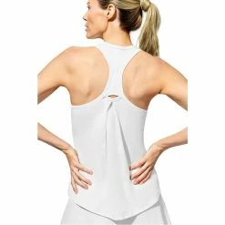 Eleven Women's Race Day Tank - White 7 Eleven Women's Race Day Tank - White -Court Legends Store f78585