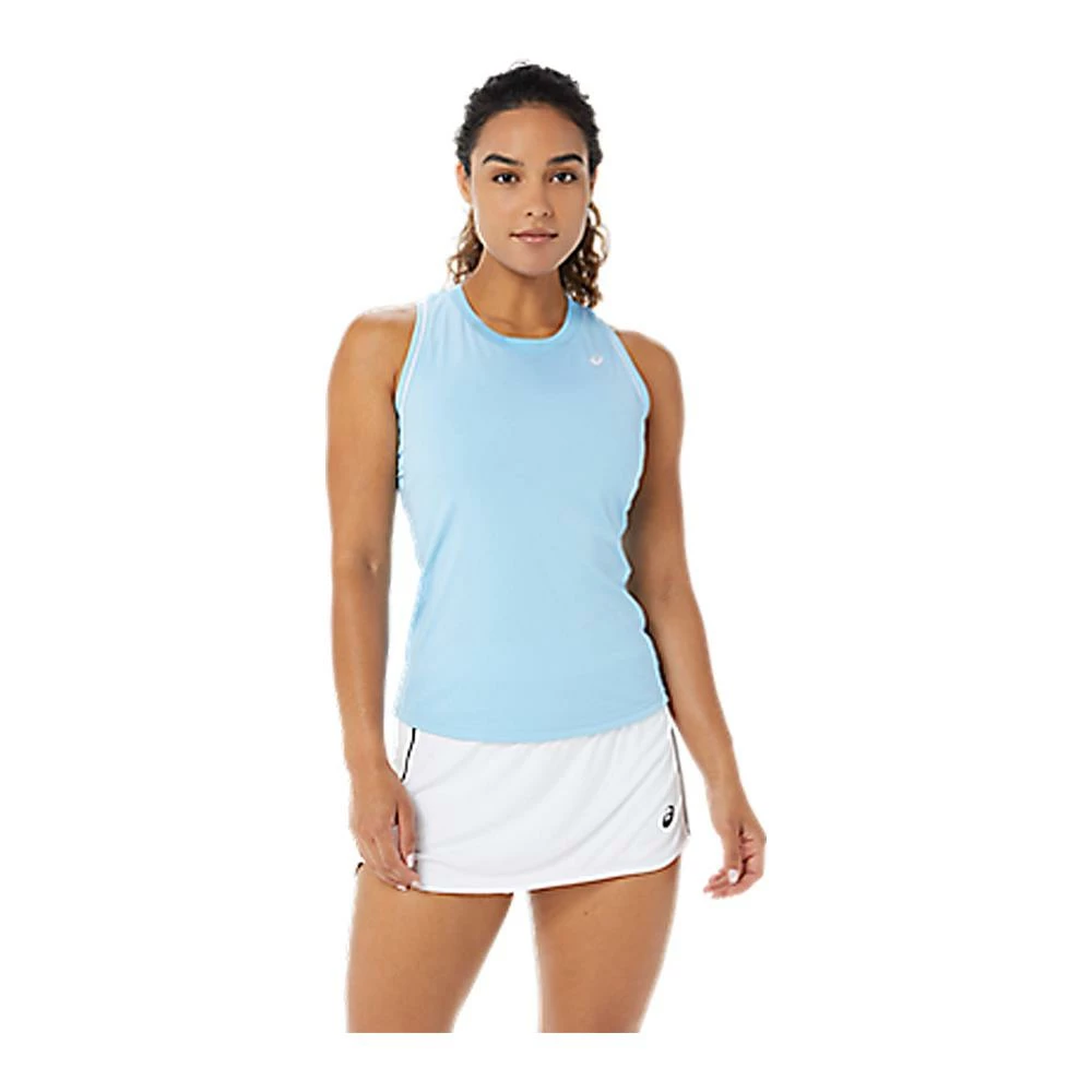 Asics Women's Court Piping Tank - Arctic Sky 3 Asics Women's Court Piping Tank - Arctic Sky - Image 3