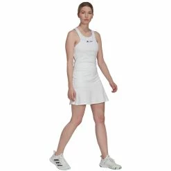 Adidas Women's London Y-Dress - Parley - White -Court Legends Store f79790