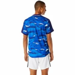 Asics Men's Match Graphic Short Sleeve - Dive Blue -Court Legends Store f79802