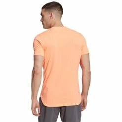 Adidas Men's New York FreeLift Tee - Beam Orange 7 Adidas Men's New York FreeLift Tee - Beam Orange -Court Legends Store f80145